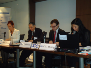 Secretary General of the ICC International Court of Aribration Andrea Carlevaris spoke at the first arbitration masterclass in Hong Kong.