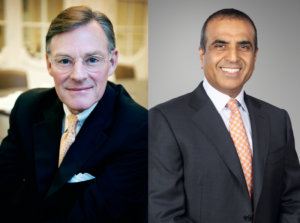 Harold McGraw (left) elected Chairman of ICC, Sunil Mittal (right) elected Vice-Chairman.