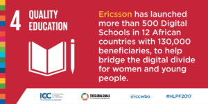 icc ericsson digital divide sdgs hlpf